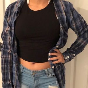 Blue flannel